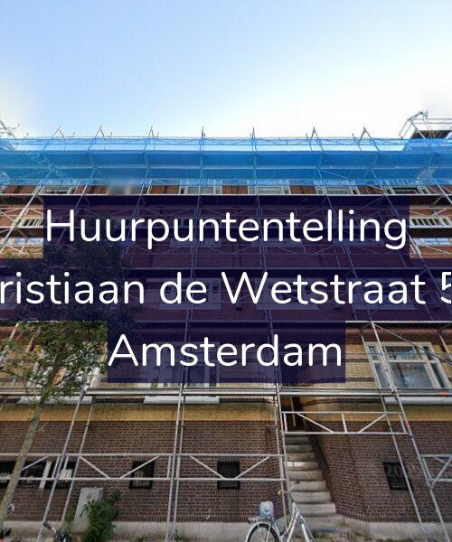 Foto gevel Huurpuntentelling voor Christiaan de Wetstraat 5-1, Amsterdam