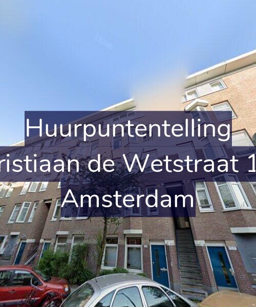 Foto gevel Huurpuntentelling voor Christiaan de Wetstraat 144, Amsterdam