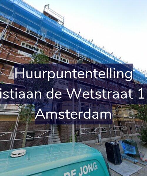 Foto gevel Huurpuntentelling voor Christiaan de Wetstraat 11-H, Amsterdam