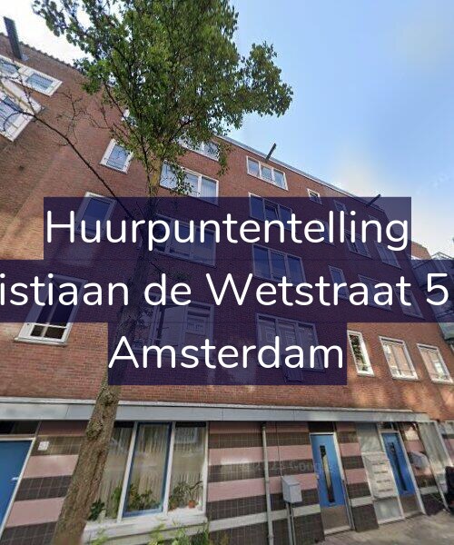 Foto gevel Huurpuntentelling voor Christiaan de Wetstraat 55-A, Amsterdam