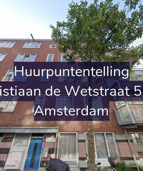 Foto gevel Huurpuntentelling voor Christiaan de Wetstraat 57-A, Amsterdam