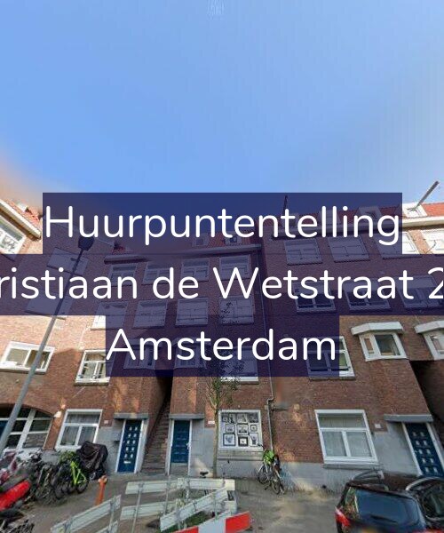 Foto gevel Huurpuntentelling voor Christiaan de Wetstraat 210, Amsterdam