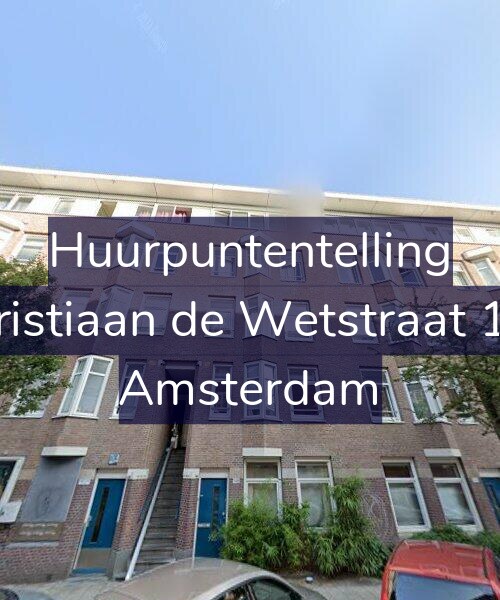 Foto gevel Huurpuntentelling voor Christiaan de Wetstraat 146, Amsterdam