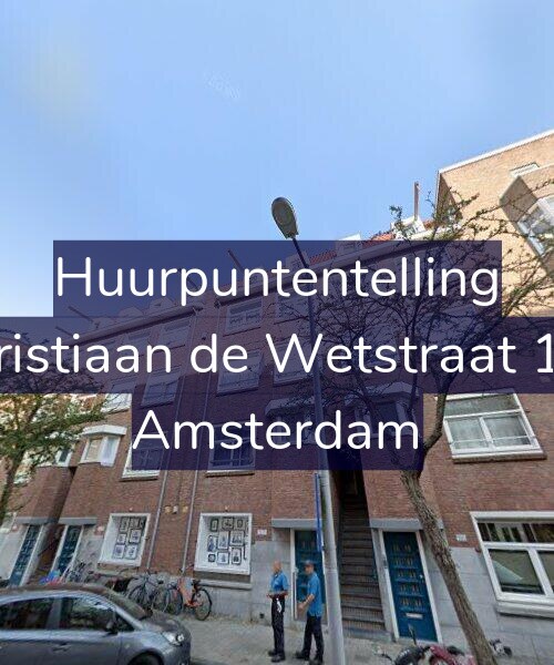 Foto gevel Huurpuntentelling voor Christiaan de Wetstraat 192, Amsterdam
