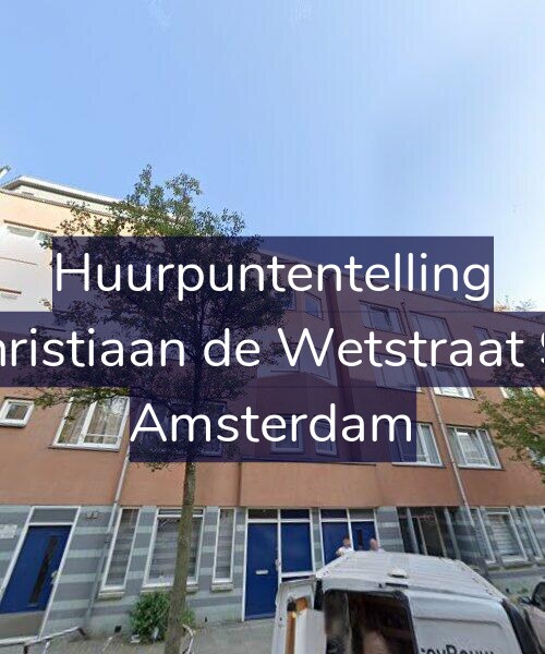 Foto gevel Huurpuntentelling voor Christiaan de Wetstraat 92, Amsterdam