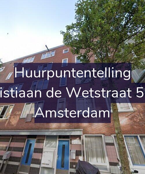 Foto gevel Huurpuntentelling voor Christiaan de Wetstraat 55-C, Amsterdam