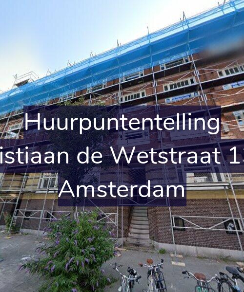 Foto gevel Huurpuntentelling voor Christiaan de Wetstraat 13-H, Amsterdam