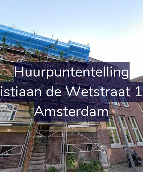 Foto gevel Huurpuntentelling voor Christiaan de Wetstraat 19-2, Amsterdam