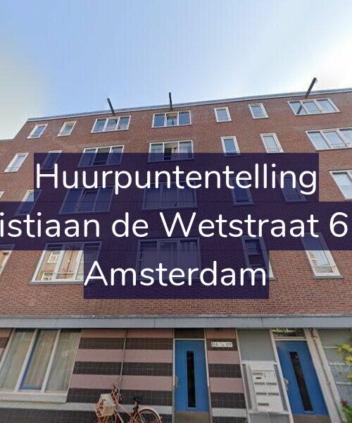 Foto gevel Huurpuntentelling voor Christiaan de Wetstraat 61-A, Amsterdam