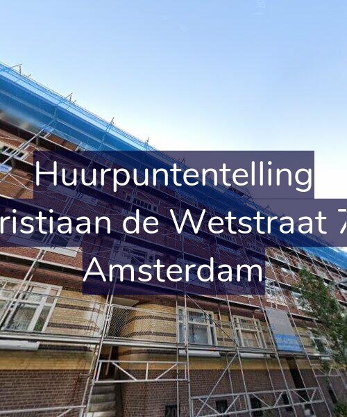 Foto gevel Huurpuntentelling voor Christiaan de Wetstraat 7-2, Amsterdam