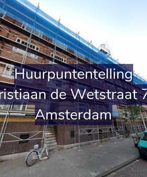 Foto gevel Huurpuntentelling voor Christiaan de Wetstraat 7-H, Amsterdam