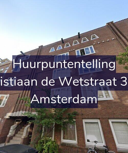 Foto gevel Huurpuntentelling voor Christiaan de Wetstraat 39-2, Amsterdam