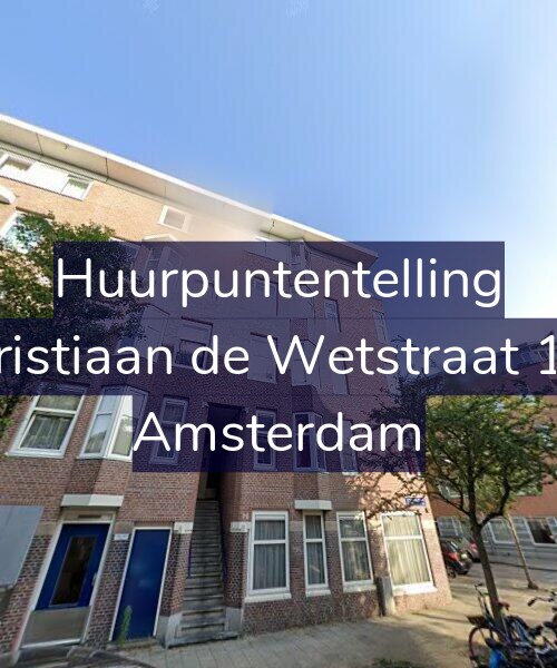 Foto gevel Huurpuntentelling voor Christiaan de Wetstraat 122, Amsterdam