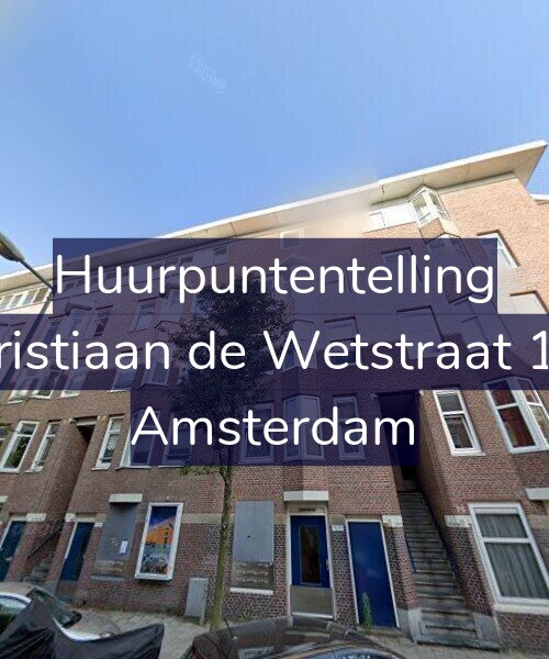 Foto gevel Huurpuntentelling voor Christiaan de Wetstraat 128, Amsterdam