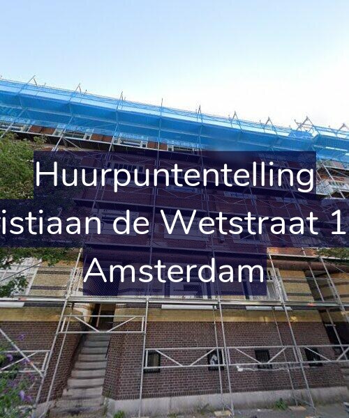 Foto gevel Huurpuntentelling voor Christiaan de Wetstraat 15-1, Amsterdam