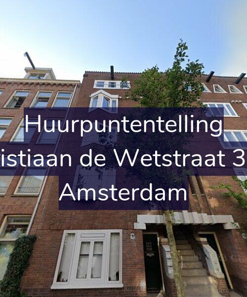 Foto gevel Huurpuntentelling voor Christiaan de Wetstraat 37-3, Amsterdam