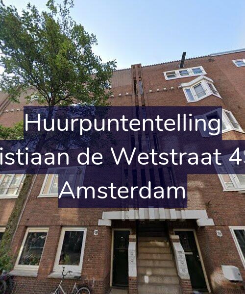 Foto gevel Huurpuntentelling voor Christiaan de Wetstraat 49-H, Amsterdam