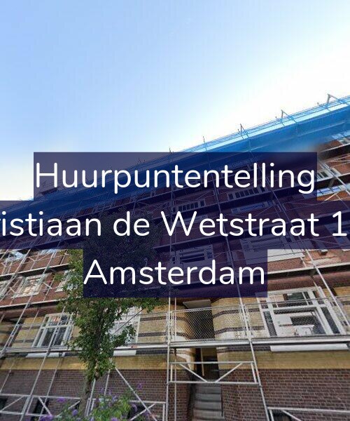 Foto gevel Huurpuntentelling voor Christiaan de Wetstraat 13-3, Amsterdam