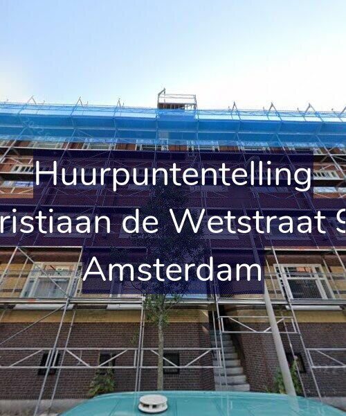 Foto gevel Huurpuntentelling voor Christiaan de Wetstraat 9-1, Amsterdam