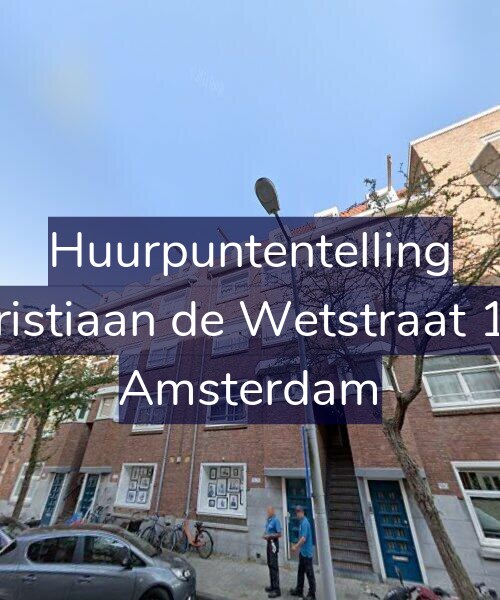 Foto gevel Huurpuntentelling voor Christiaan de Wetstraat 184, Amsterdam