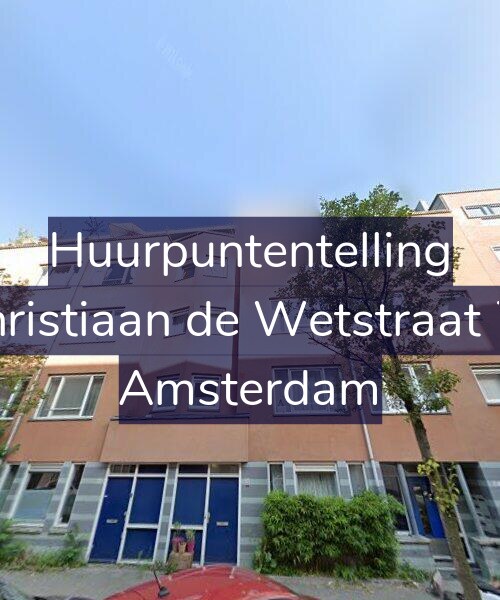 Foto gevel Huurpuntentelling voor Christiaan de Wetstraat 78, Amsterdam