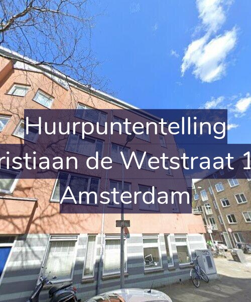 Foto gevel Huurpuntentelling voor Christiaan de Wetstraat 108, Amsterdam