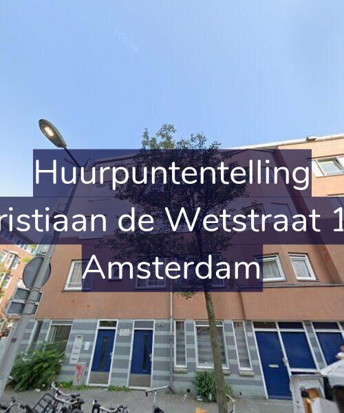 Foto gevel Huurpuntentelling voor Christiaan de Wetstraat 102, Amsterdam