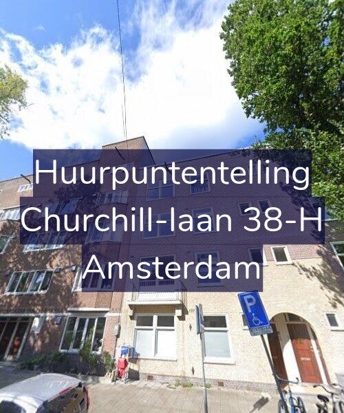 Foto gevel Huurpuntentelling voor Churchill-laan 38-H, Amsterdam