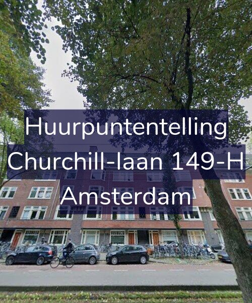 Foto gevel Huurpuntentelling voor Churchill-laan 149-H, Amsterdam