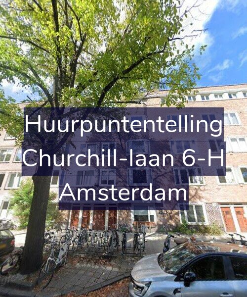 Foto gevel Huurpuntentelling voor Churchill-laan 6-H, Amsterdam