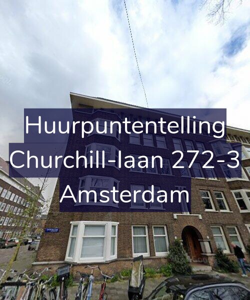 Foto gevel Huurpuntentelling voor Churchill-laan 272-3, Amsterdam
