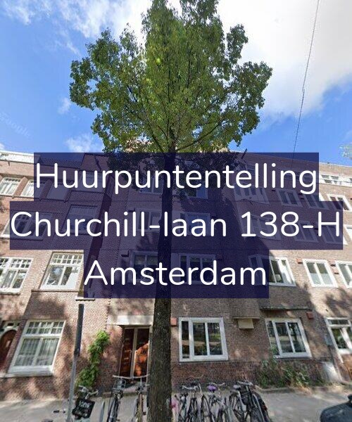 Foto gevel Huurpuntentelling voor Churchill-laan 138-H, Amsterdam