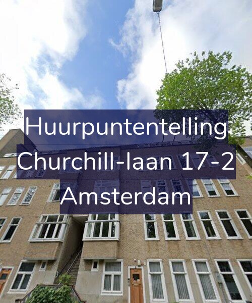 Foto gevel Huurpuntentelling voor Churchill-laan 17-2, Amsterdam