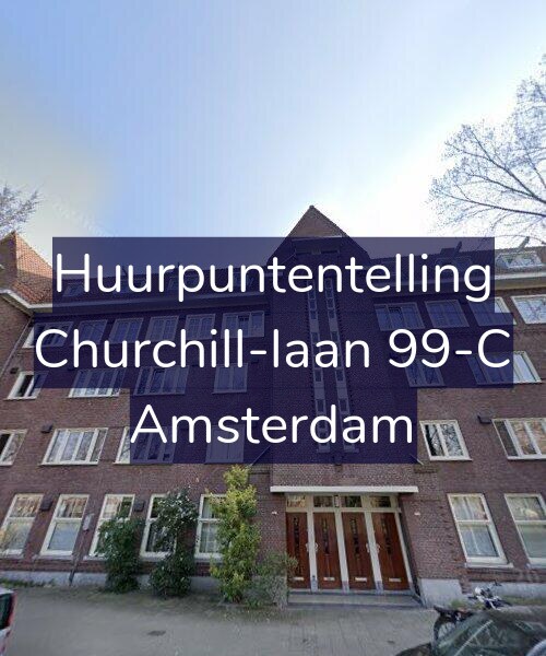 Foto gevel Huurpuntentelling voor Churchill-laan 99-C, Amsterdam