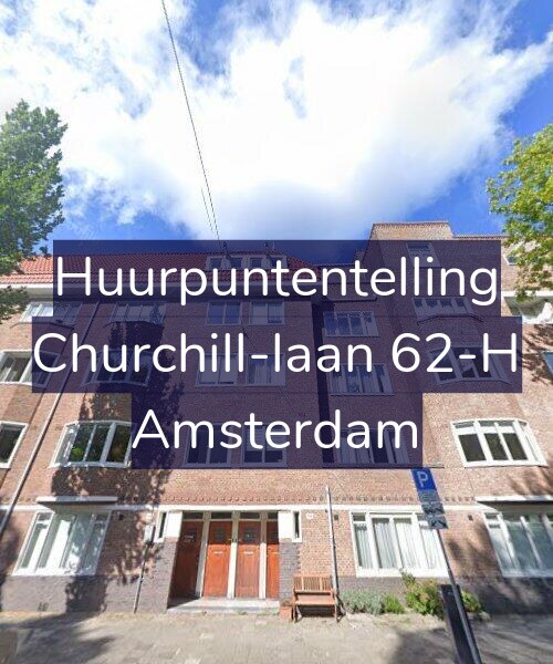 Foto gevel Huurpuntentelling voor Churchill-laan 62-H, Amsterdam