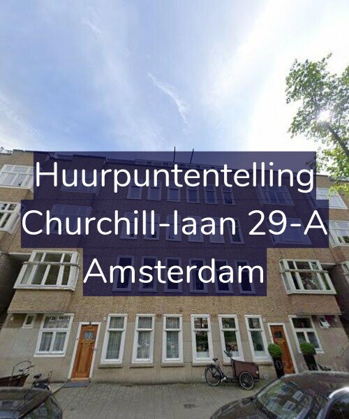 Foto gevel Huurpuntentelling voor Churchill-laan 29-A, Amsterdam
