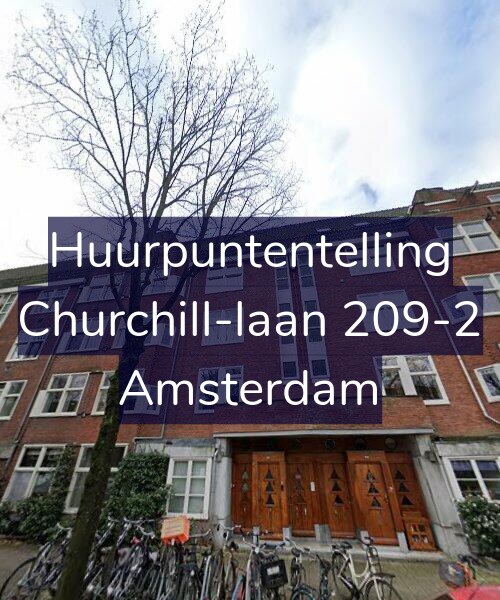 Foto gevel Huurpuntentelling voor Churchill-laan 209-2, Amsterdam