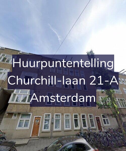 Foto gevel Huurpuntentelling voor Churchill-laan 21-A, Amsterdam