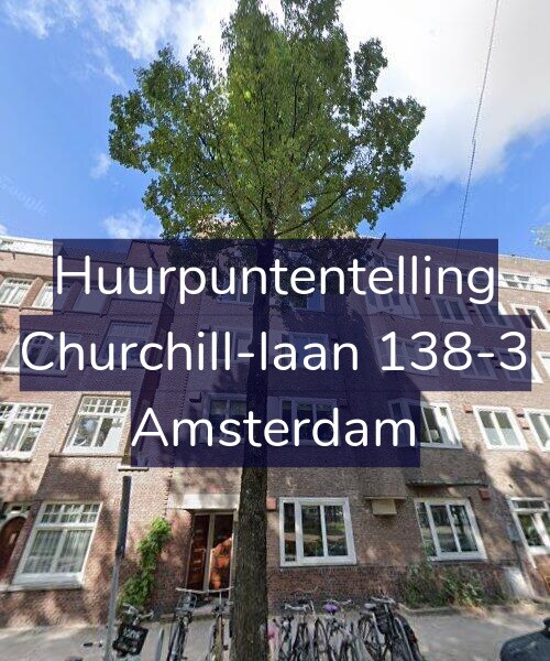 Foto gevel Huurpuntentelling voor Churchill-laan 138-3, Amsterdam
