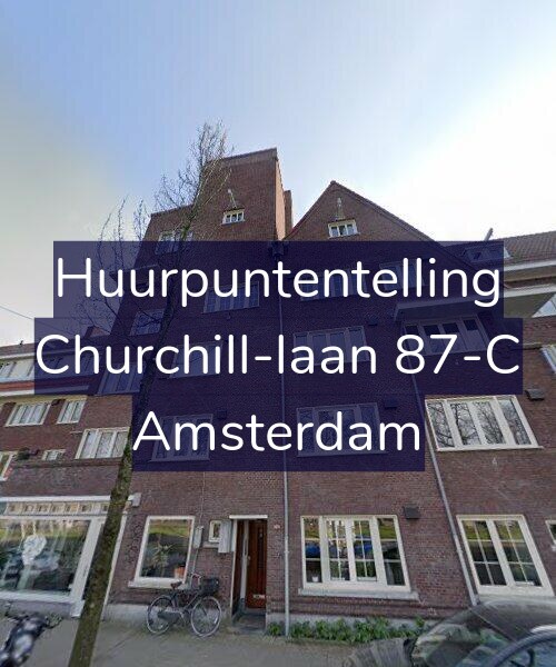 Foto gevel Huurpuntentelling voor Churchill-laan 87-C, Amsterdam