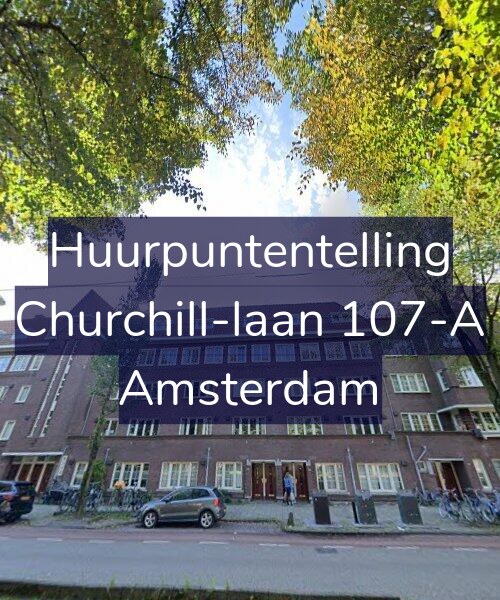 Foto gevel Huurpuntentelling voor Churchill-laan 107-A, Amsterdam