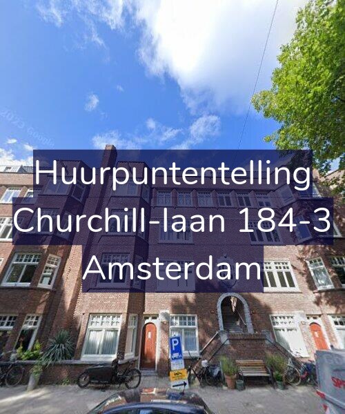 Foto gevel Huurpuntentelling voor Churchill-laan 184-3, Amsterdam