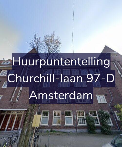 Foto gevel Huurpuntentelling voor Churchill-laan 97-D, Amsterdam
