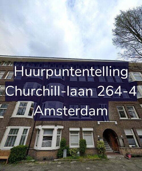 Foto gevel Huurpuntentelling voor Churchill-laan 264-4, Amsterdam