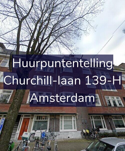 Foto gevel Huurpuntentelling voor Churchill-laan 139-H, Amsterdam