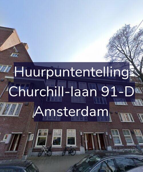Foto gevel Huurpuntentelling voor Churchill-laan 91-D, Amsterdam