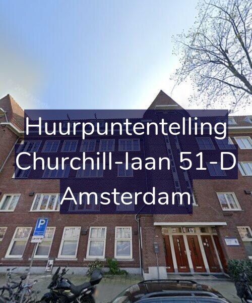 Foto gevel Huurpuntentelling voor Churchill-laan 51-D, Amsterdam