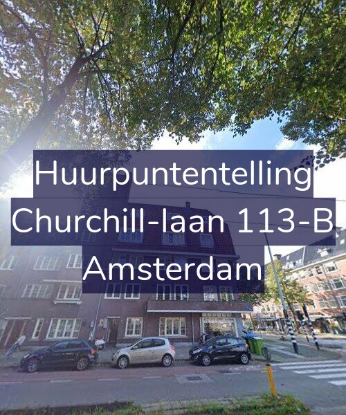 Foto gevel Huurpuntentelling voor Churchill-laan 113-B, Amsterdam