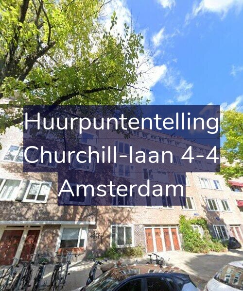 Foto gevel Huurpuntentelling voor Churchill-laan 4-4, Amsterdam