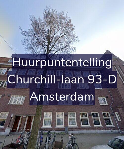Foto gevel Huurpuntentelling voor Churchill-laan 93-D, Amsterdam